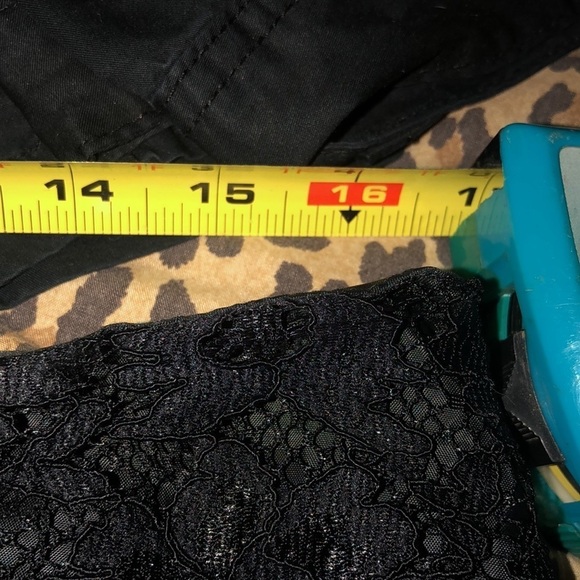 A WEAR large black lace  high low pencil skirt - Picture 6 of 12